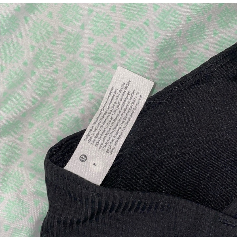 lululemon athletica Black Sports Bra - Picture 3 of 3